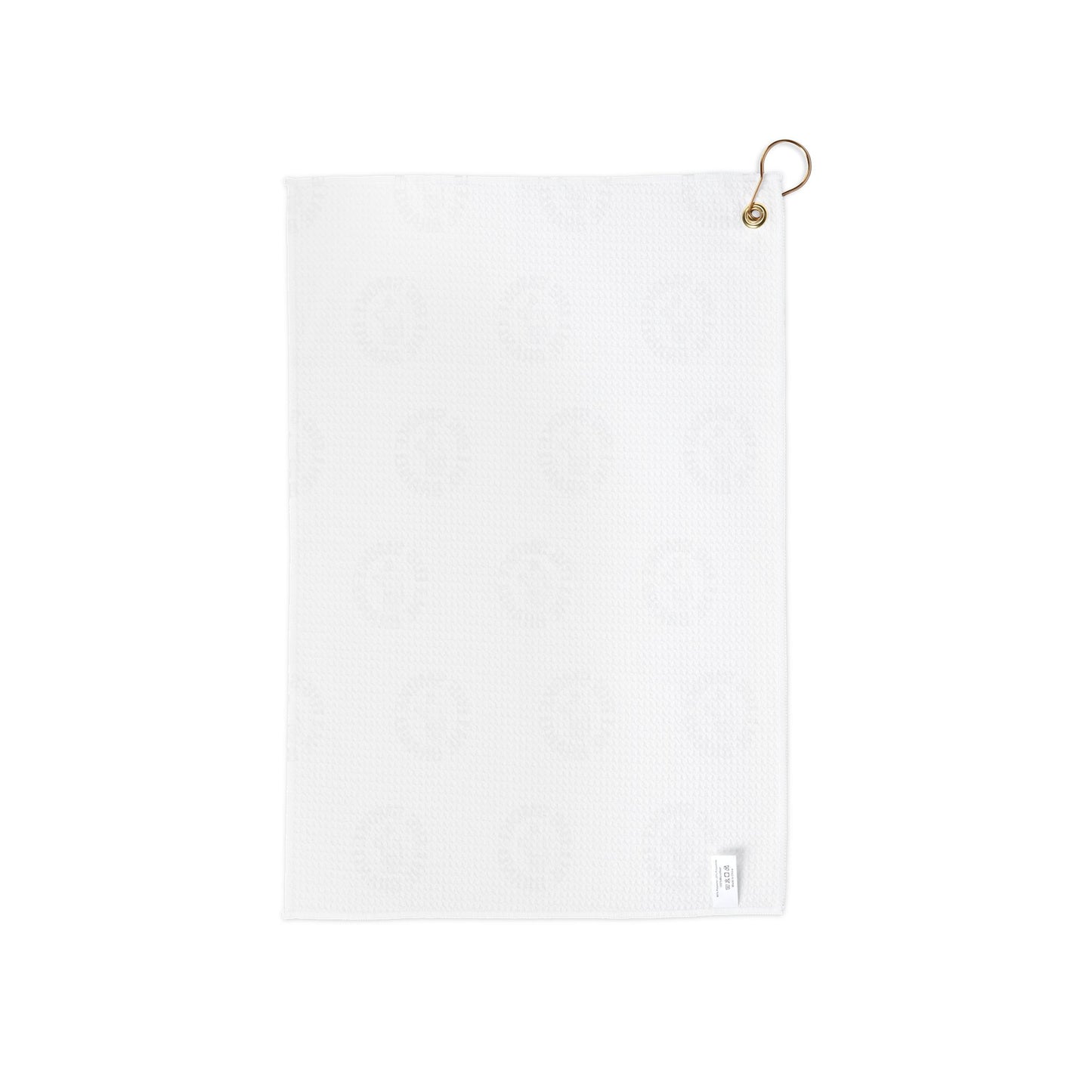 BigSmoke the Golf Towel — "Swing Smarter Not Harder" Patterned Golf Club Towel with Clip